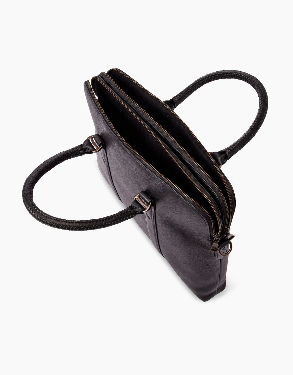 R.M.Williams Farrier Black Briefcase