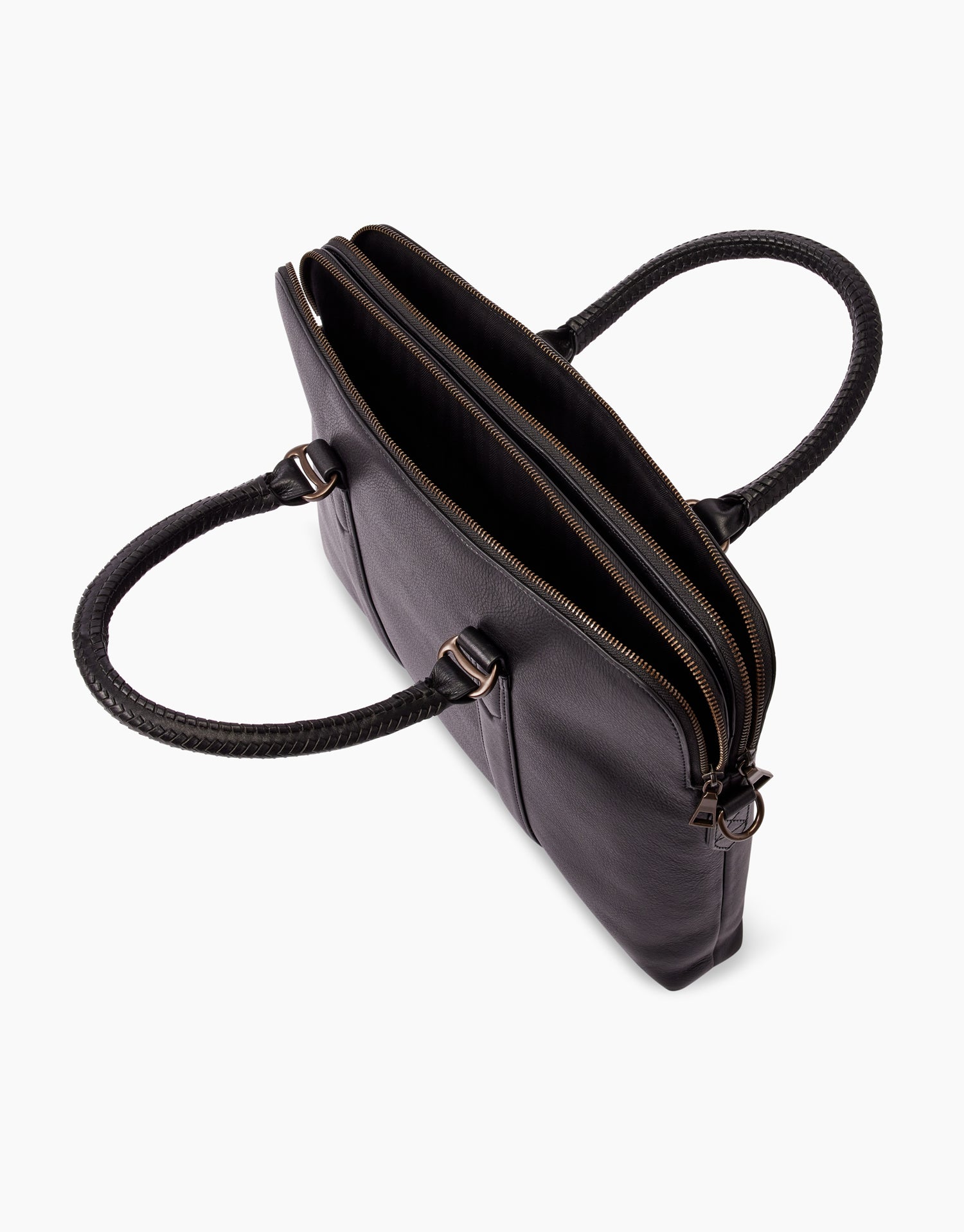 R.M.Williams Farrier Black Briefcase
