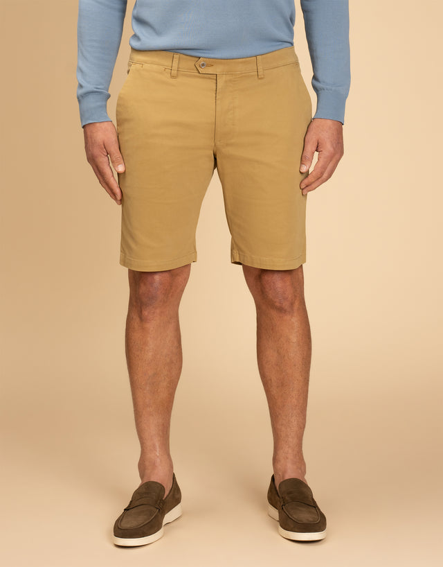 Sumner Brown Textured Shorts