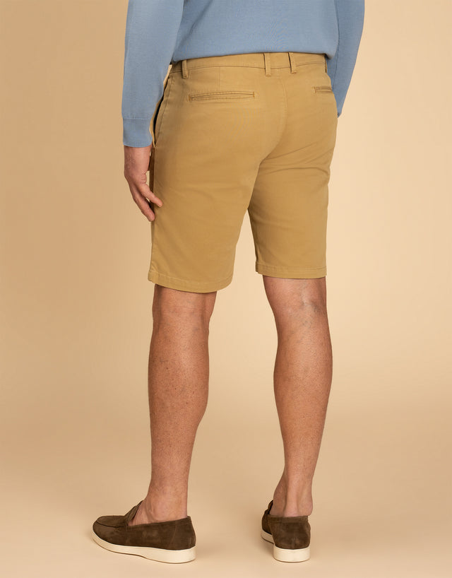 Sumner Brown Textured Shorts