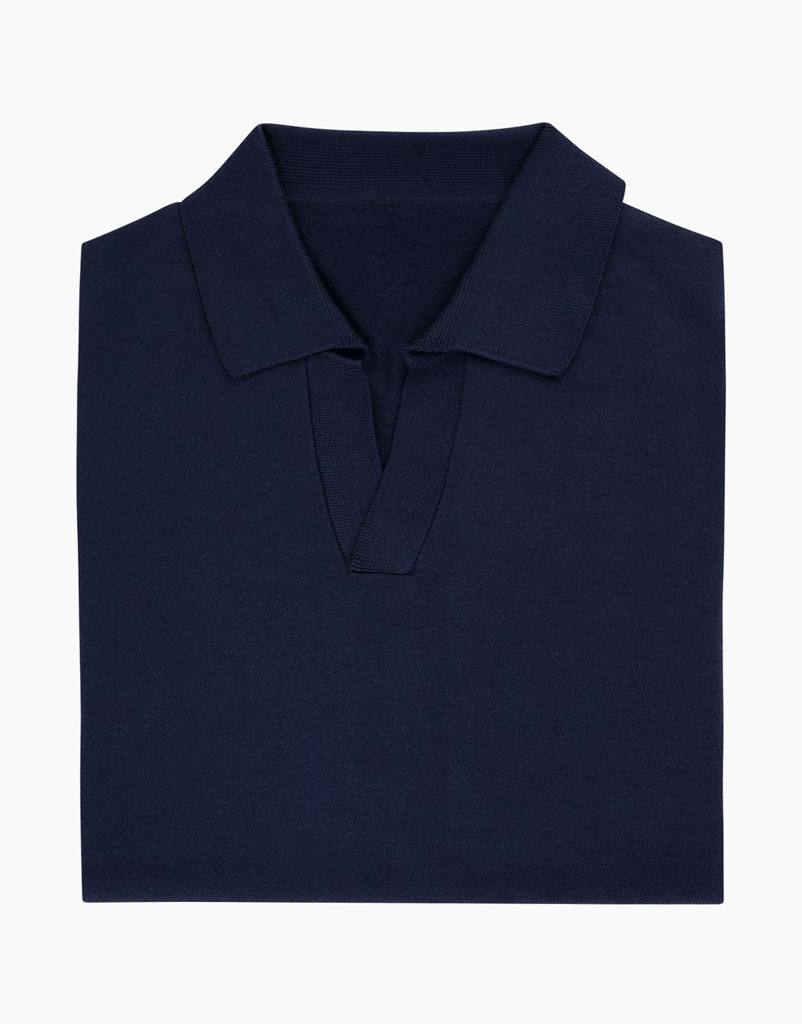 Amalfi Navy Knitted Polo