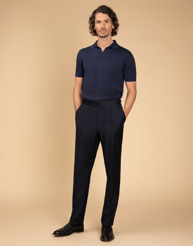 Evans Navy Twill Trouser