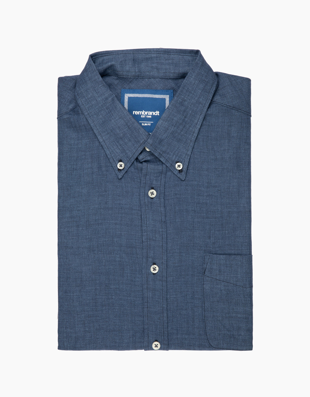 Ohope Ink Blue Linen Shirt