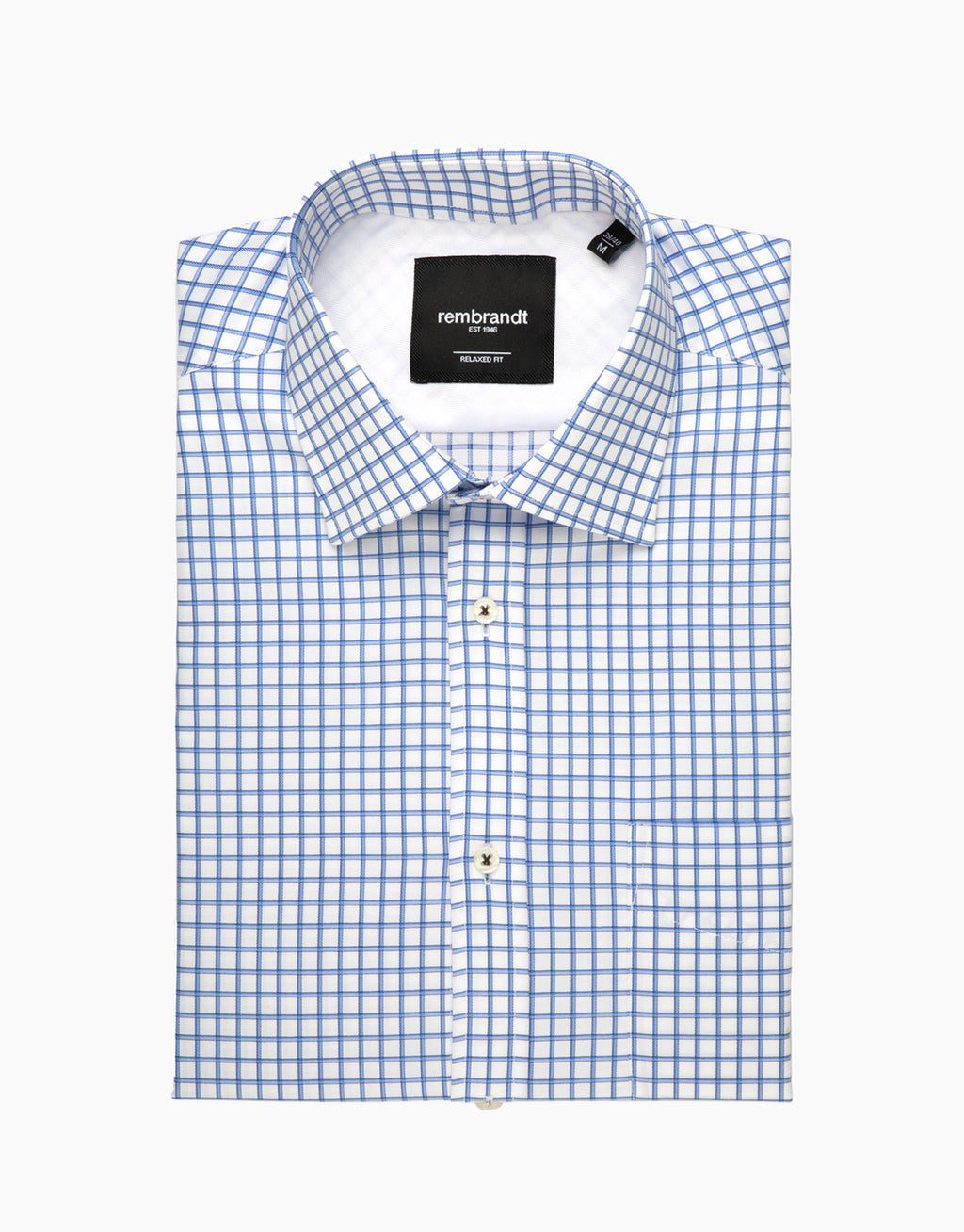 Sinatra Blue Shadow Check Shirt