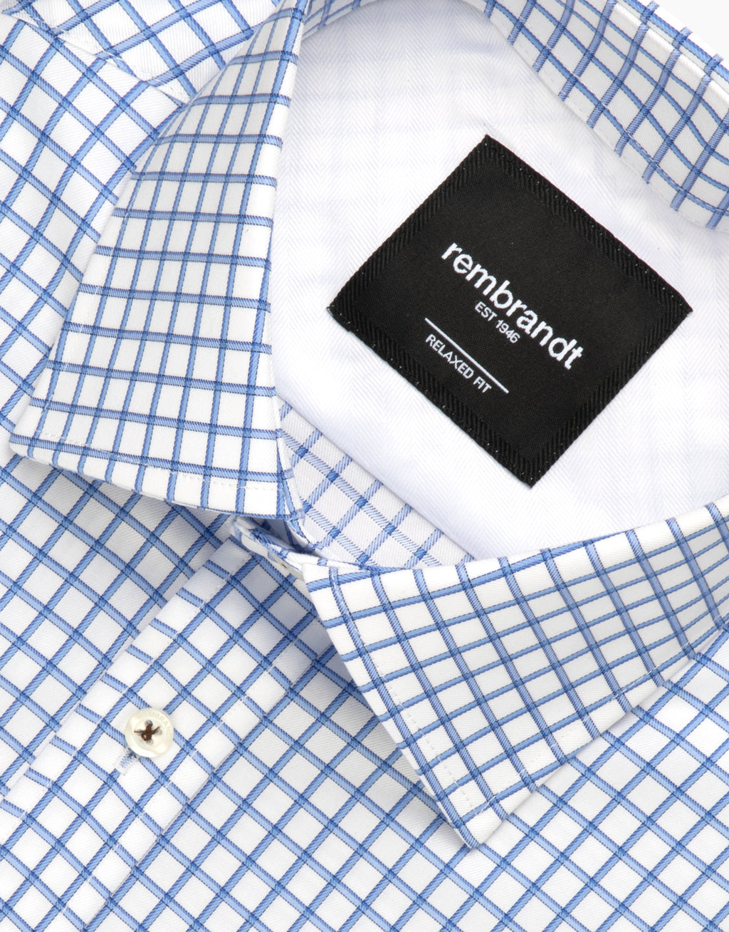Sinatra Blue Shadow Check Shirt