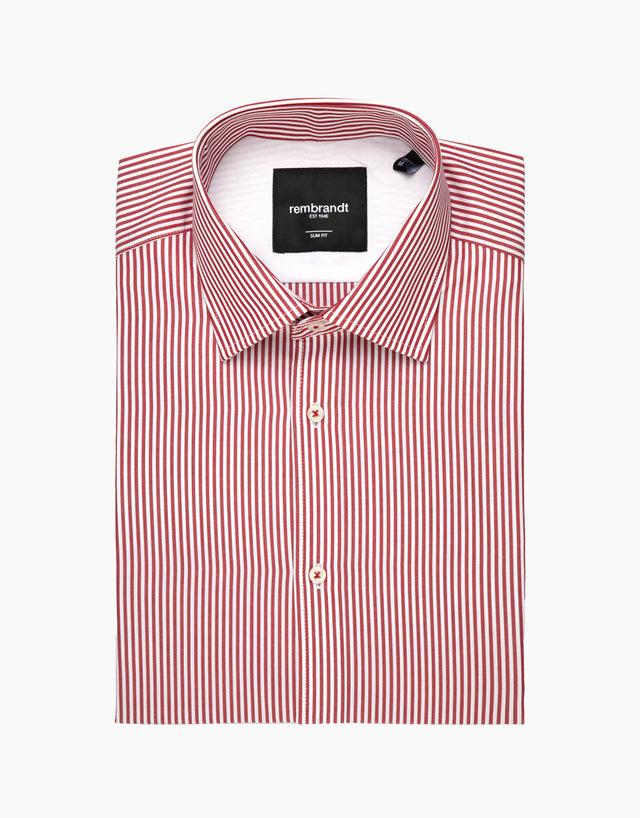 London Red Bengal Stripe Shirt