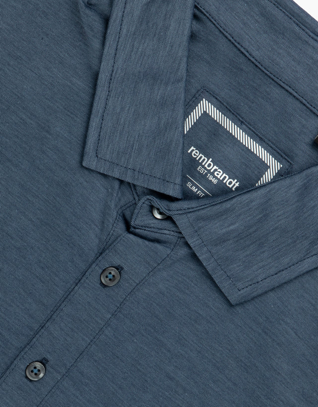 Portofino Denim Blue Marle Polo Shirt