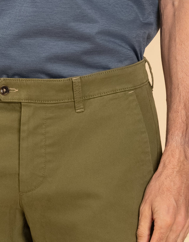 Sumner Green Textured Shorts