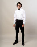 Tom is 185cm wearing size 84