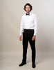 Ferry Jet Black Tuxedo Suit Trouser
