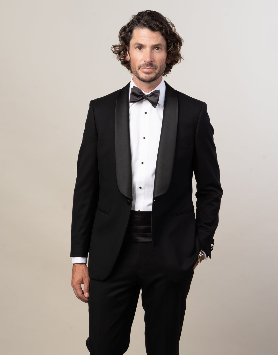 Black Self-Tie Bow Tie