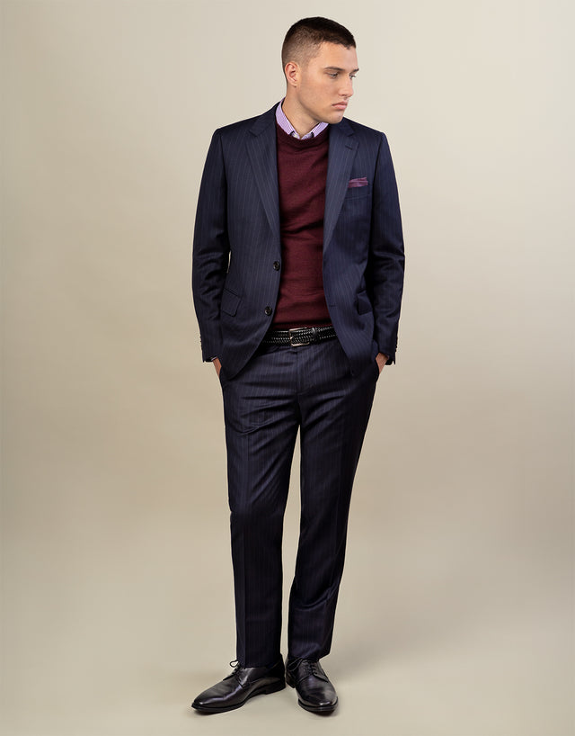 Cooper Navy Pinstripe Suit