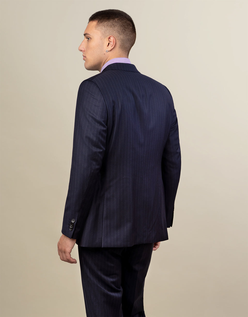 Cooper Navy Pinstripe Suit Jacket