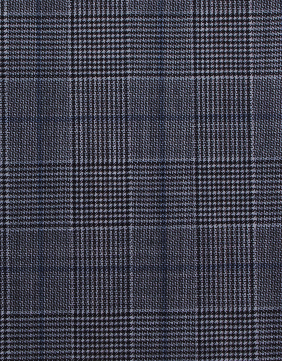 Cooper Grey & Blue Glen Check Suit Jacket