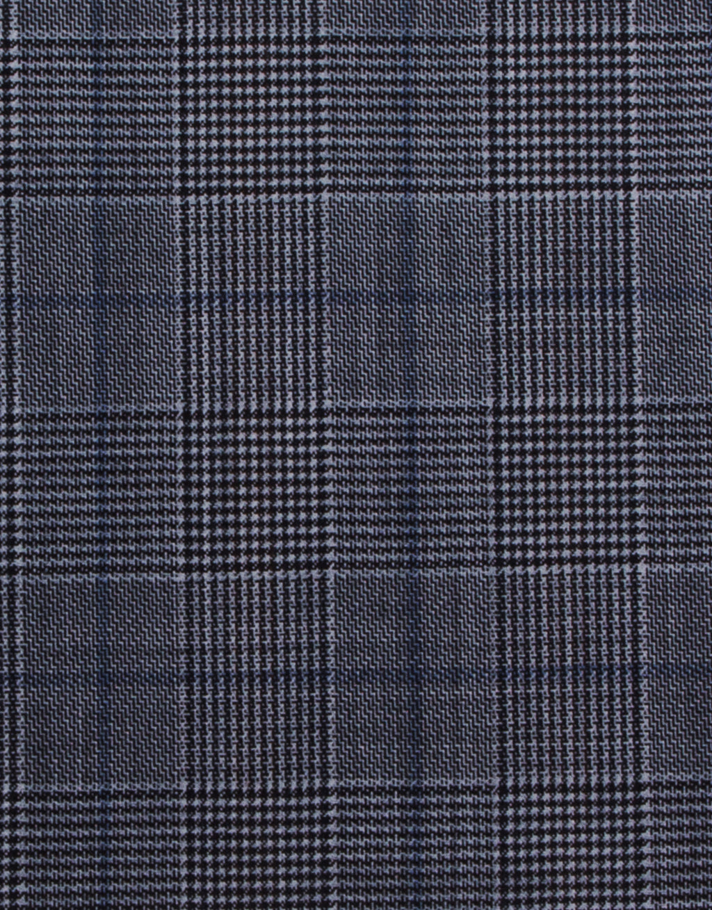 Lotus Grey & Blue Glen Check Trouser
