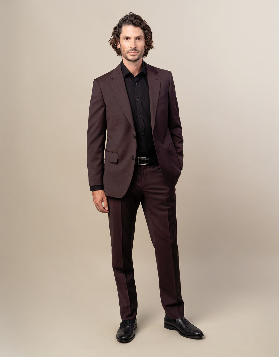 London Black Plain Poplin Shirt