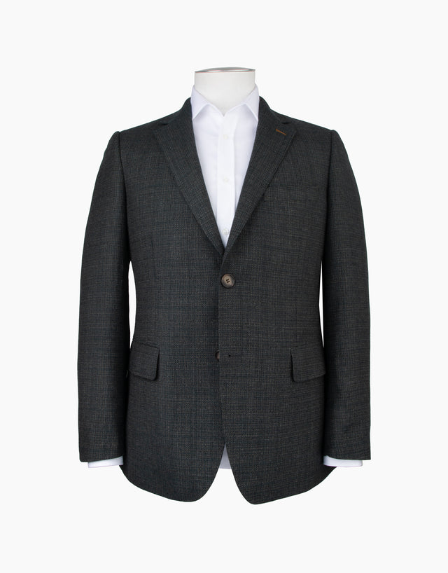 Hawker Dark Moss Green Textured Blazer