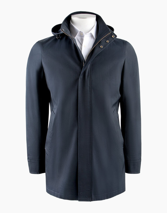 Aro Navy Water Resistant Parka