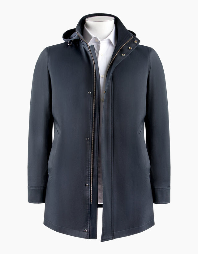 Aro Navy Water Resistant Parka
