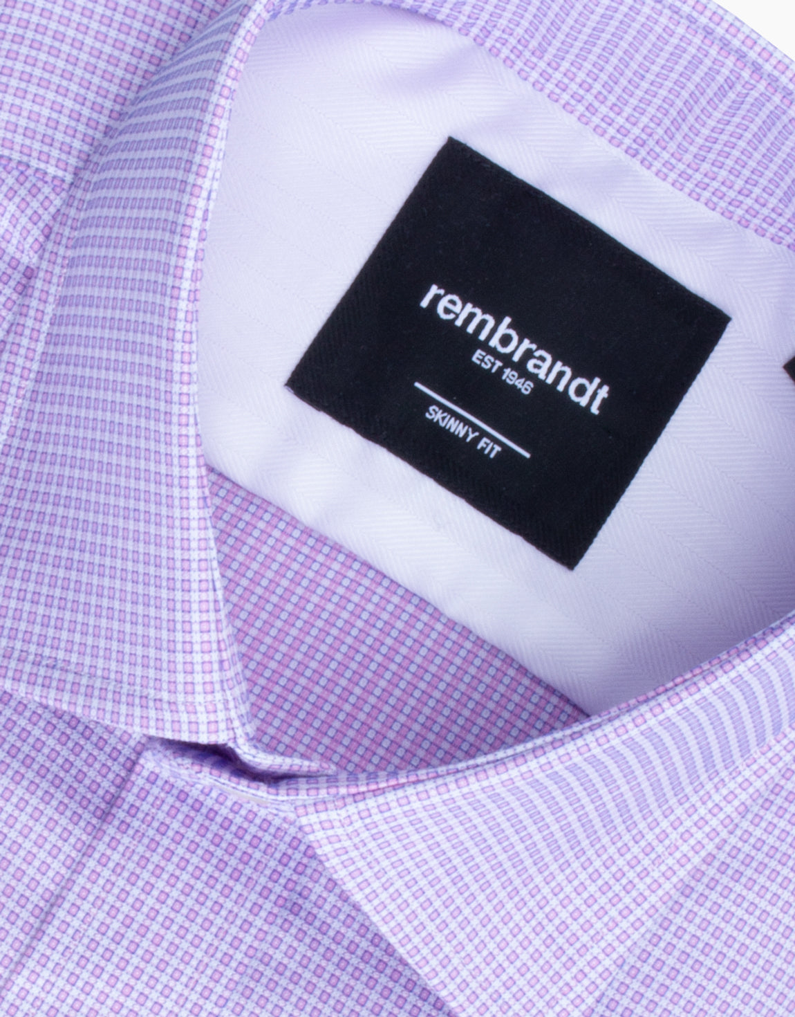 London Pink & Blue Microdesign Shirt