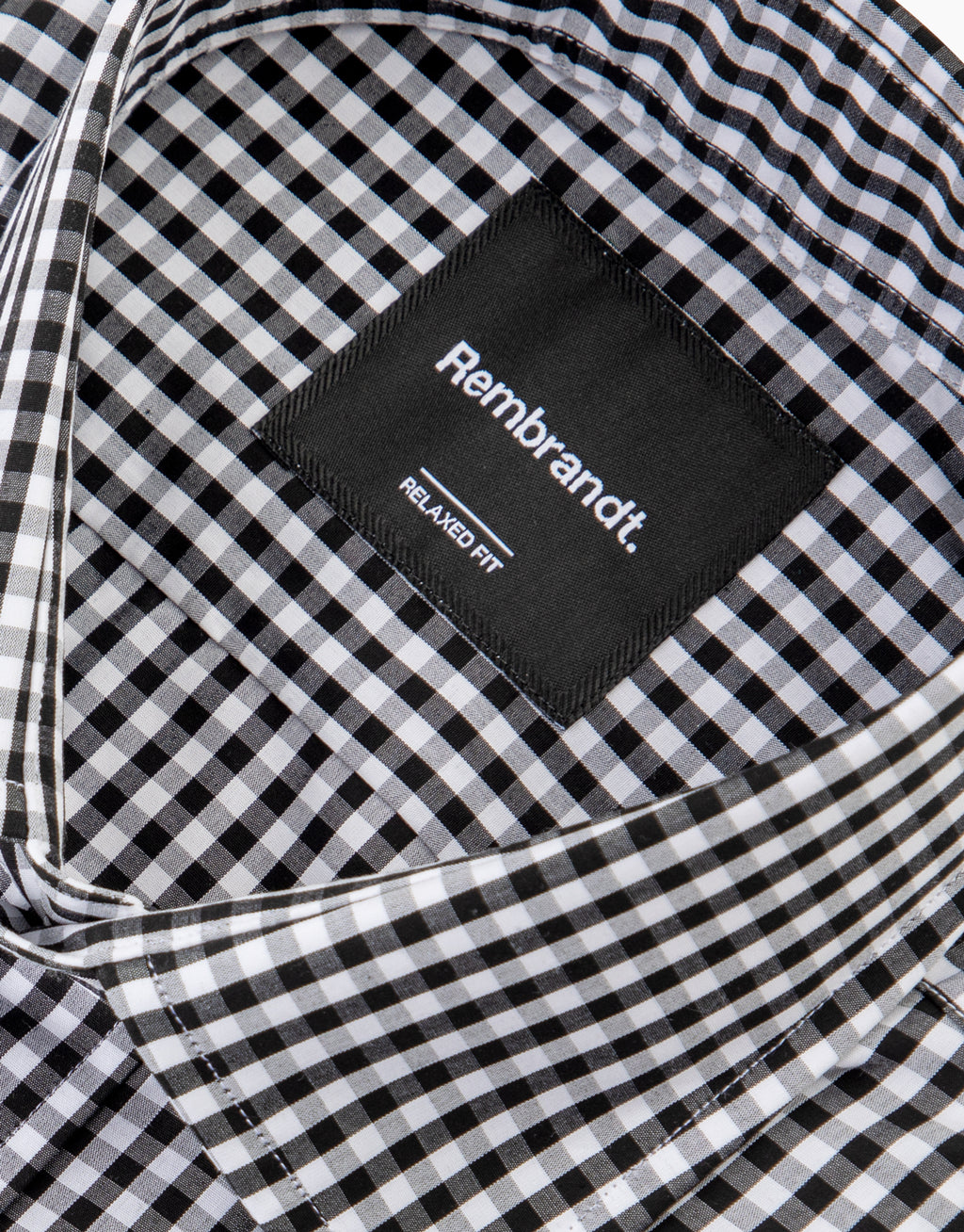 Sinatra Black & White Check Shirt