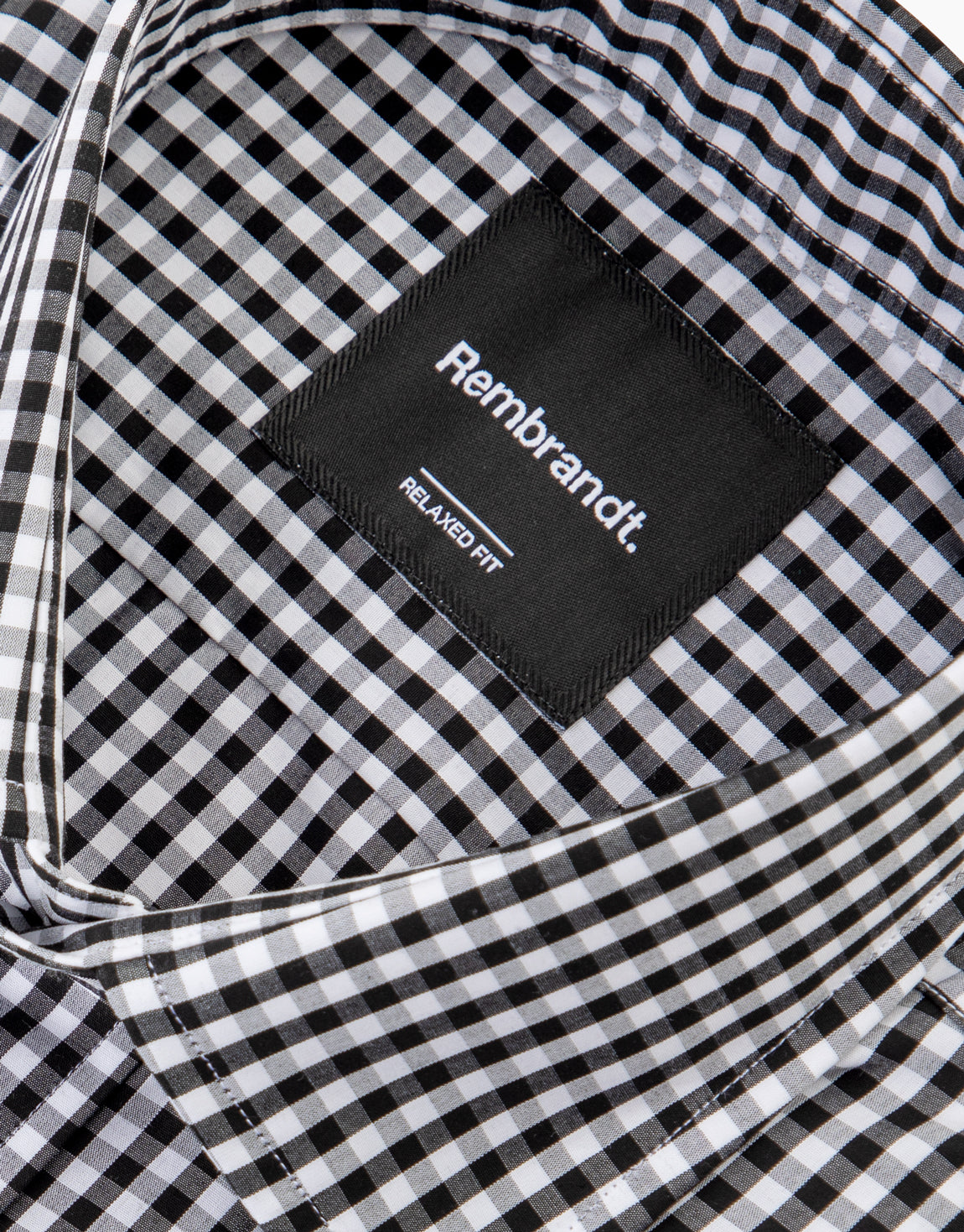 Sinatra Black & White Check Shirt