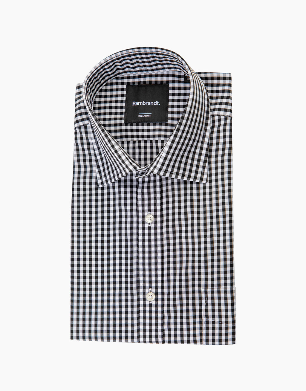 Sinatra Black & White Check Shirt