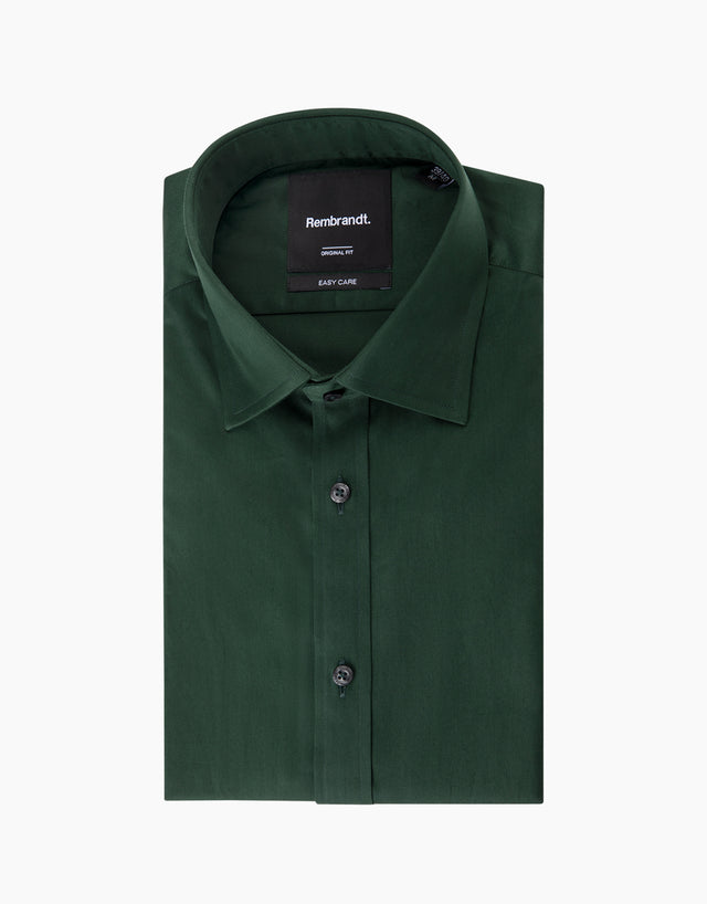 London Dark Green Sateen Shirt