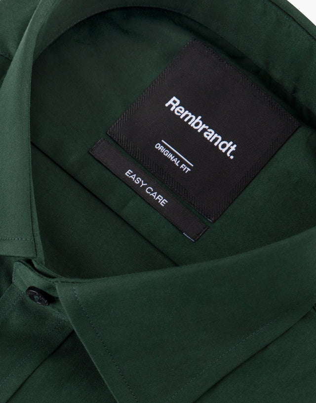London Dark Green Sateen Shirt