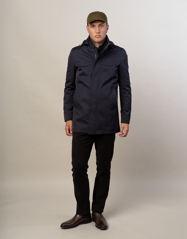 Aro Navy Water Resistant Parka