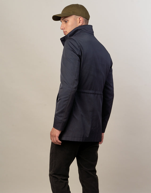 Aro Navy Water Resistant Parka