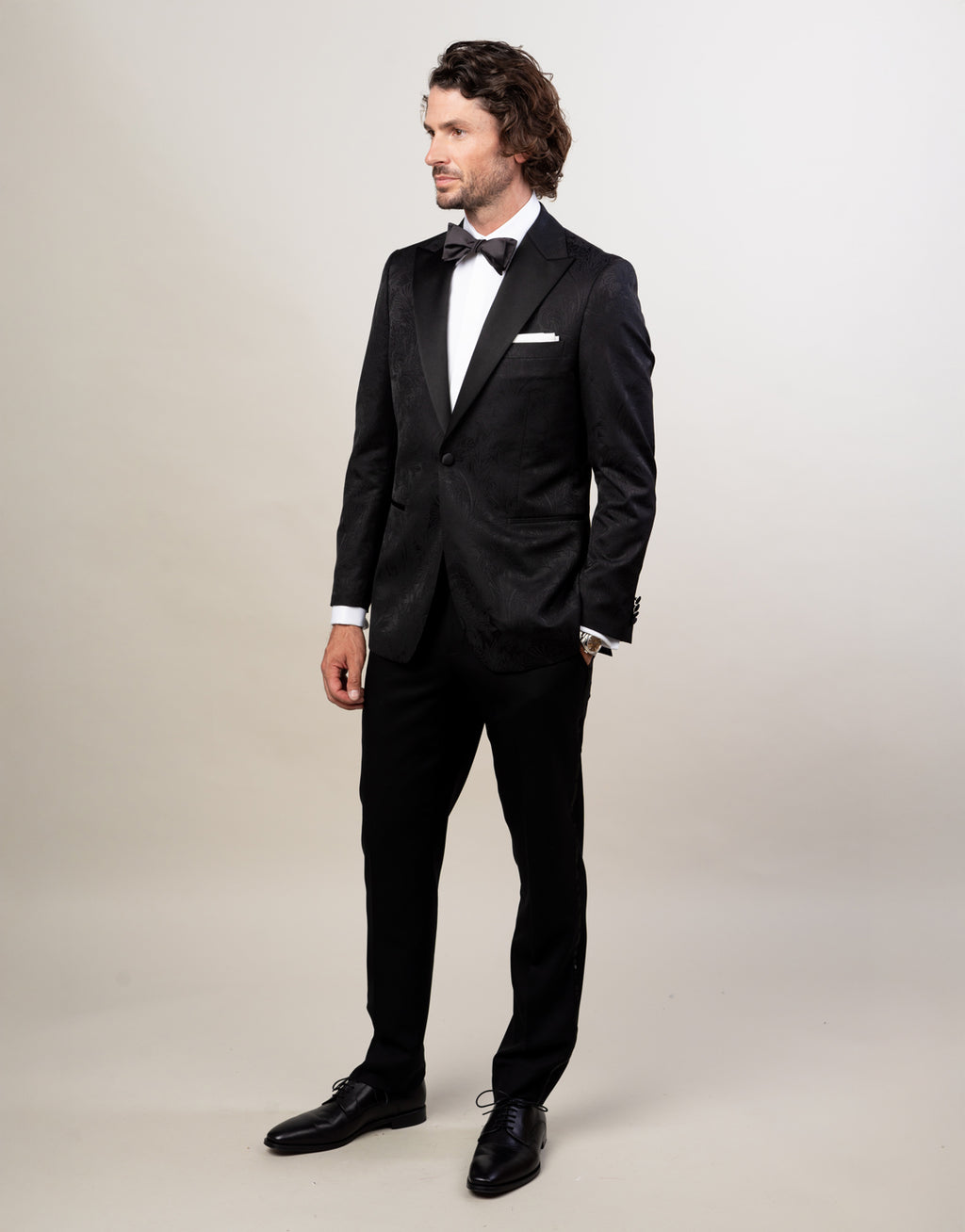 Trace Black Floral Dinner Jacket