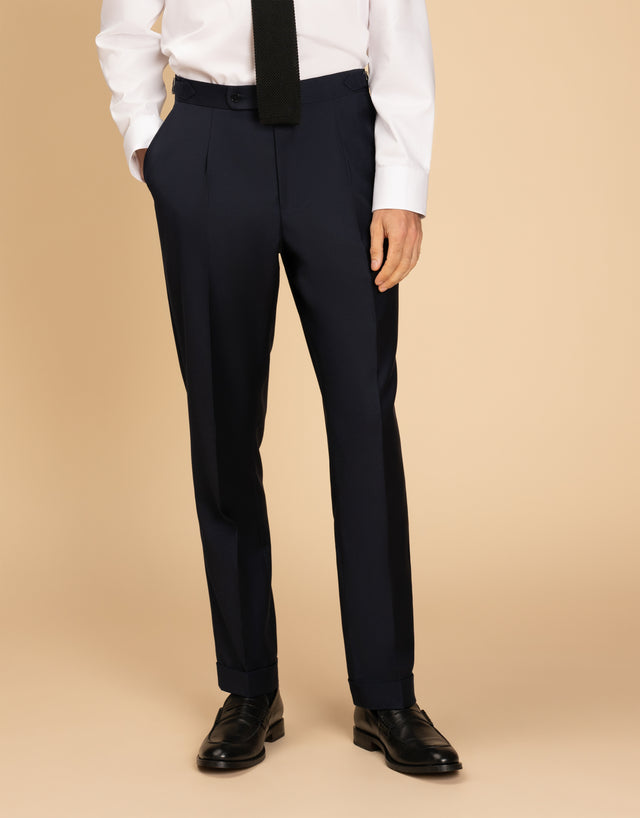 Evans Navy Twill Trouser