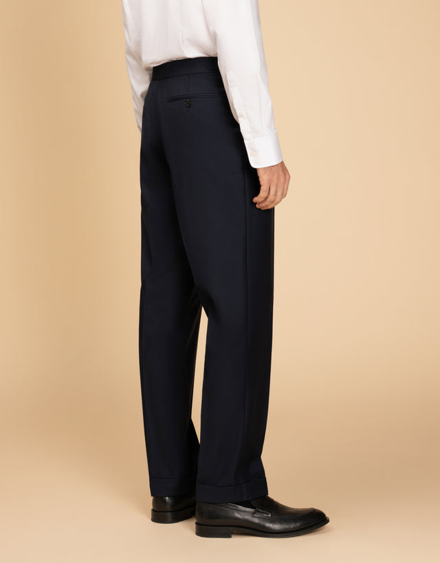Evans Navy Twill Trouser