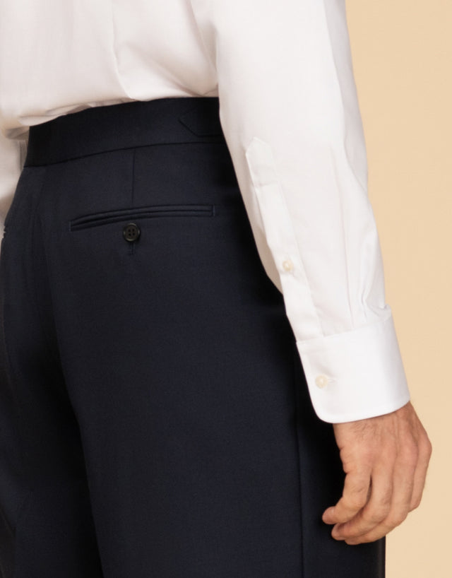 Sinatra White Fine Twill Shirt