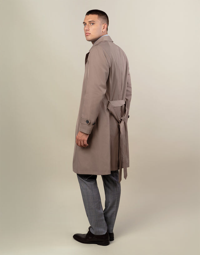 Loch Camel Brown Water Resistant Raglan Coat