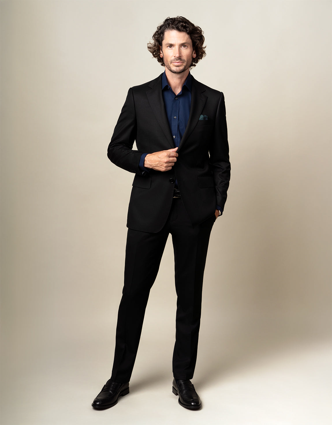 Cooper Jet Black Suit Jacket