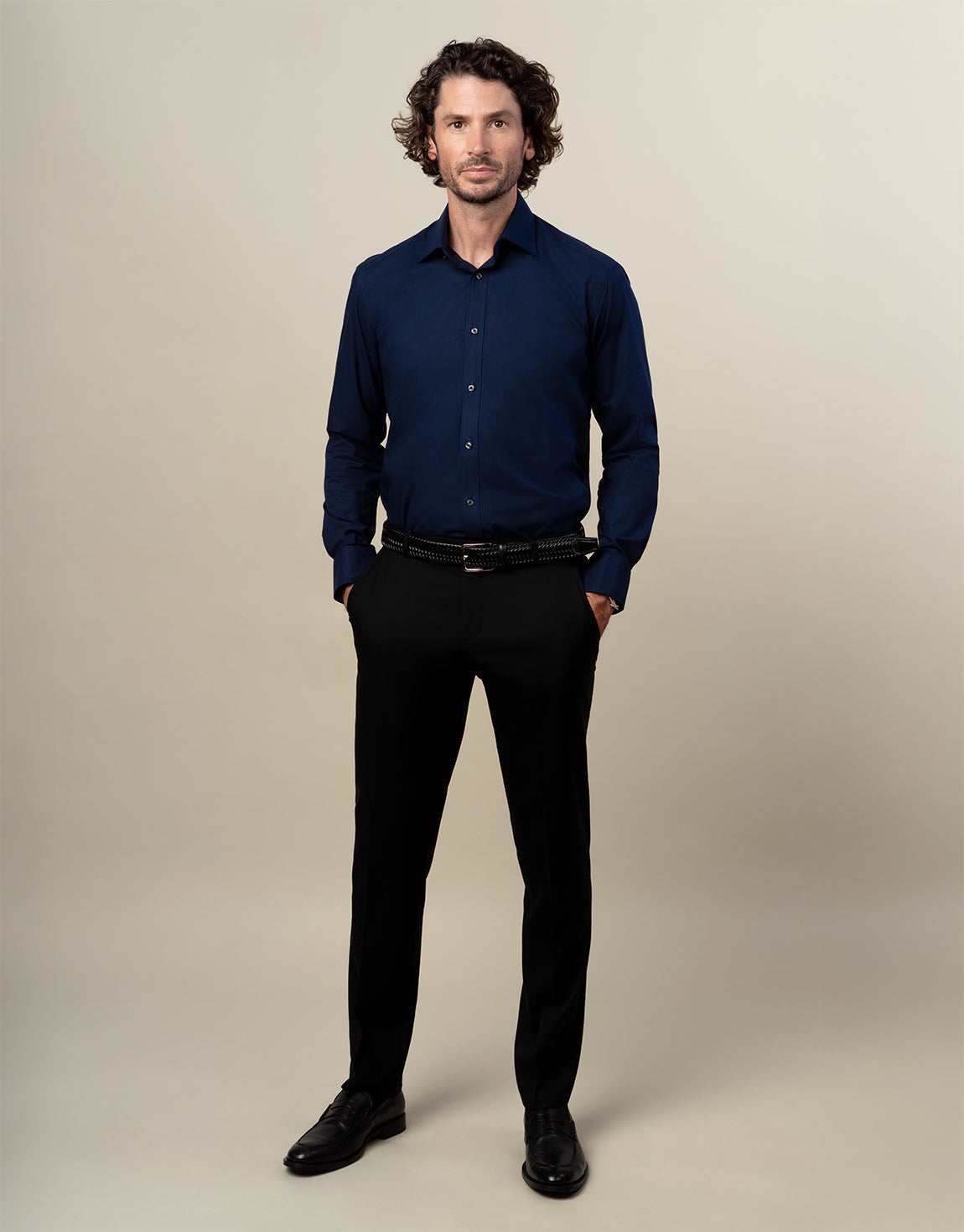 Tom is 185cm wearing size 84