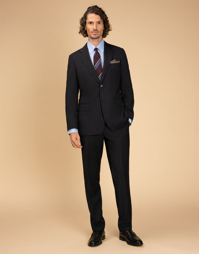 Cooper Navy Stripe Suit