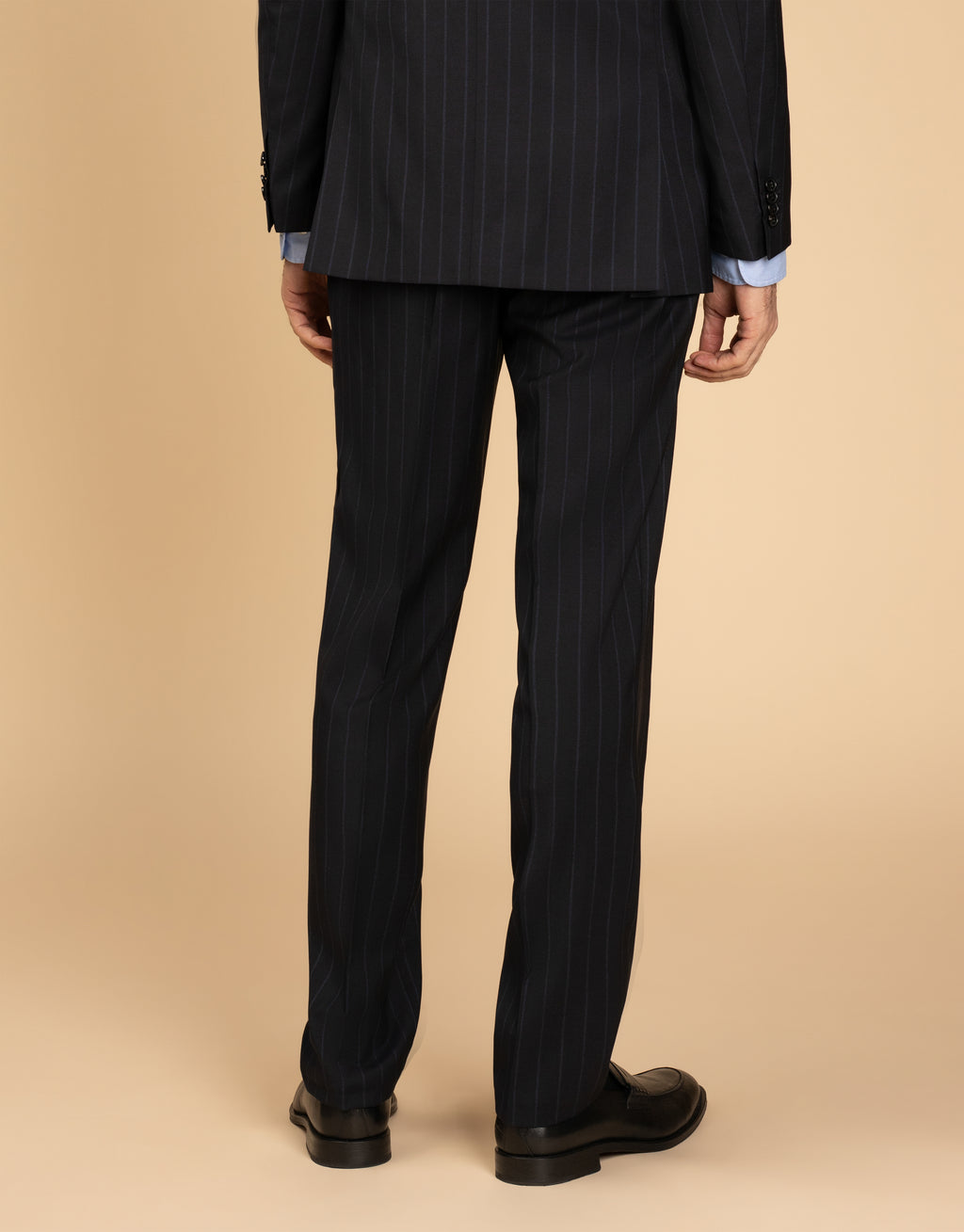 Lotus Navy Stripe Suit Trouser