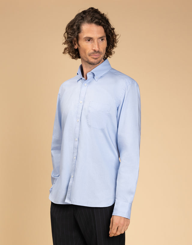 Ohope Blue Oxford Button Down Shirt