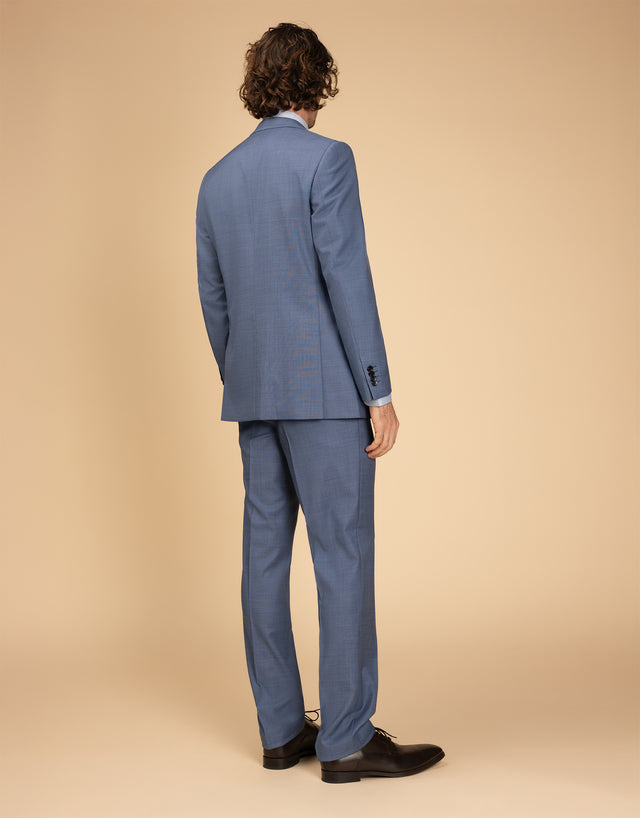Cooper Pale Blue Sharkskin Suit