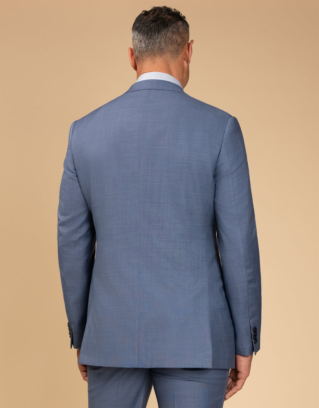 Cooper Pale Blue Sharkskin Suit Jacket