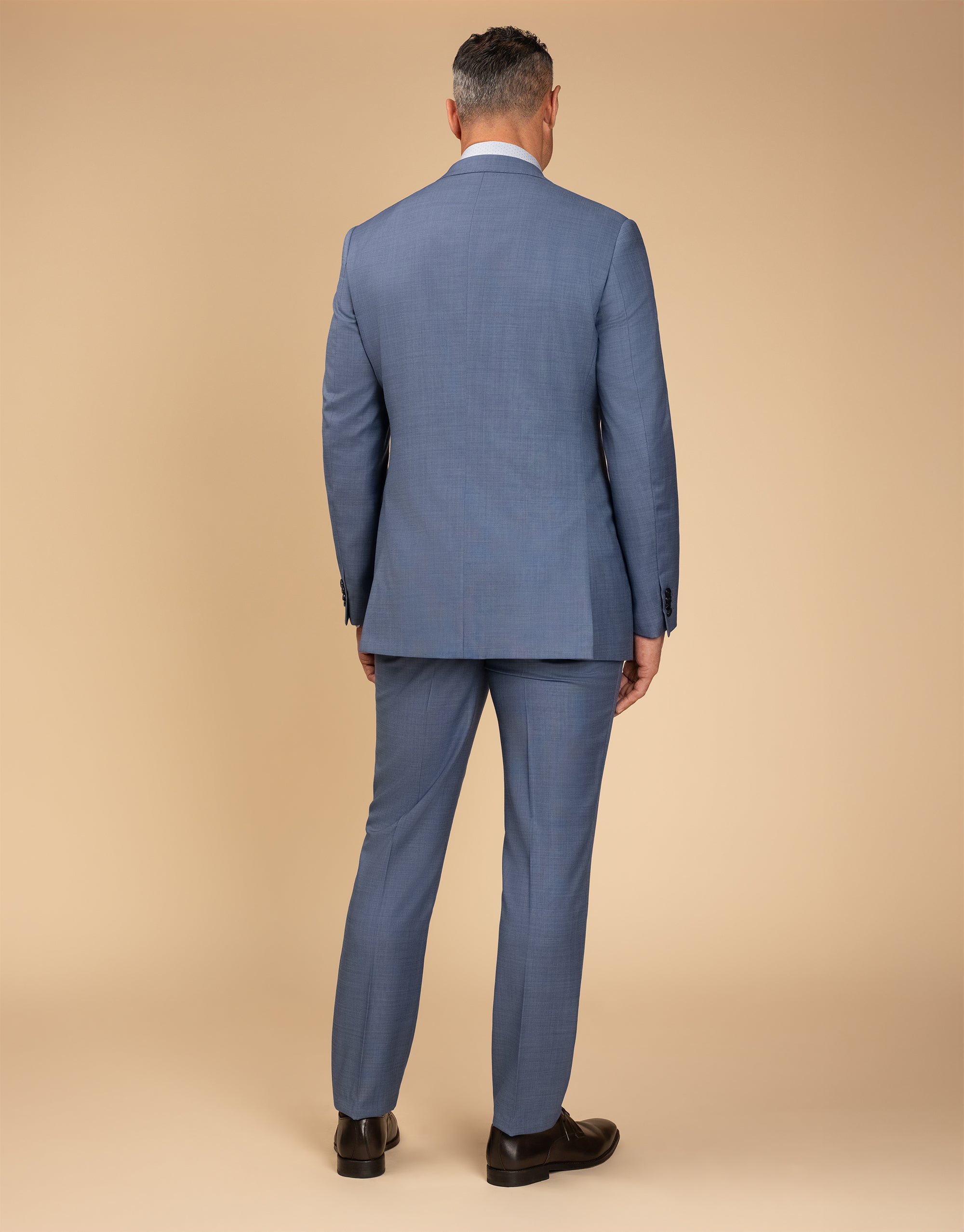 Cooper Pale Blue Sharkskin Suit