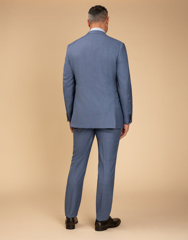 Cooper Pale Blue Sharkskin Suit