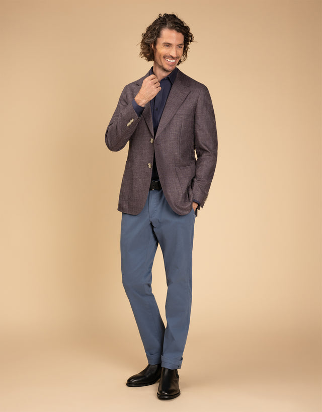 Sinatra Indigo Twill Shirt