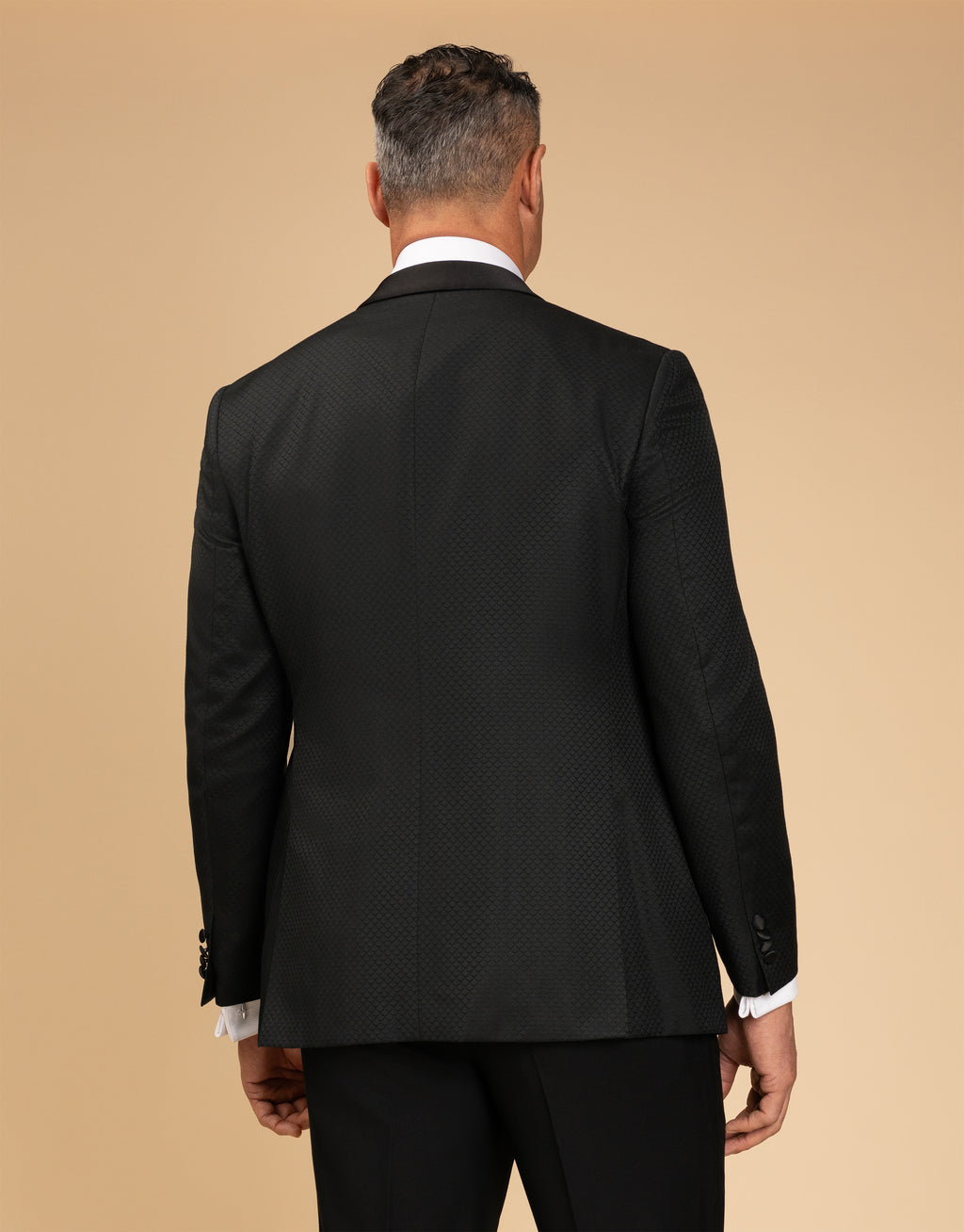 Bryan Dark Green Jaquard Dinner Jacket