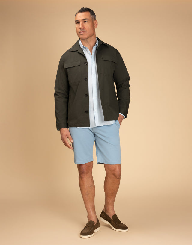 Ohope Light Blue Irish Linen Shirt