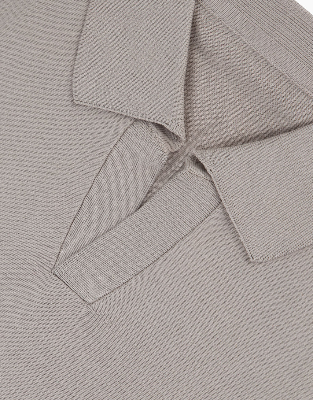 Amalfi Beige Knitted Polo