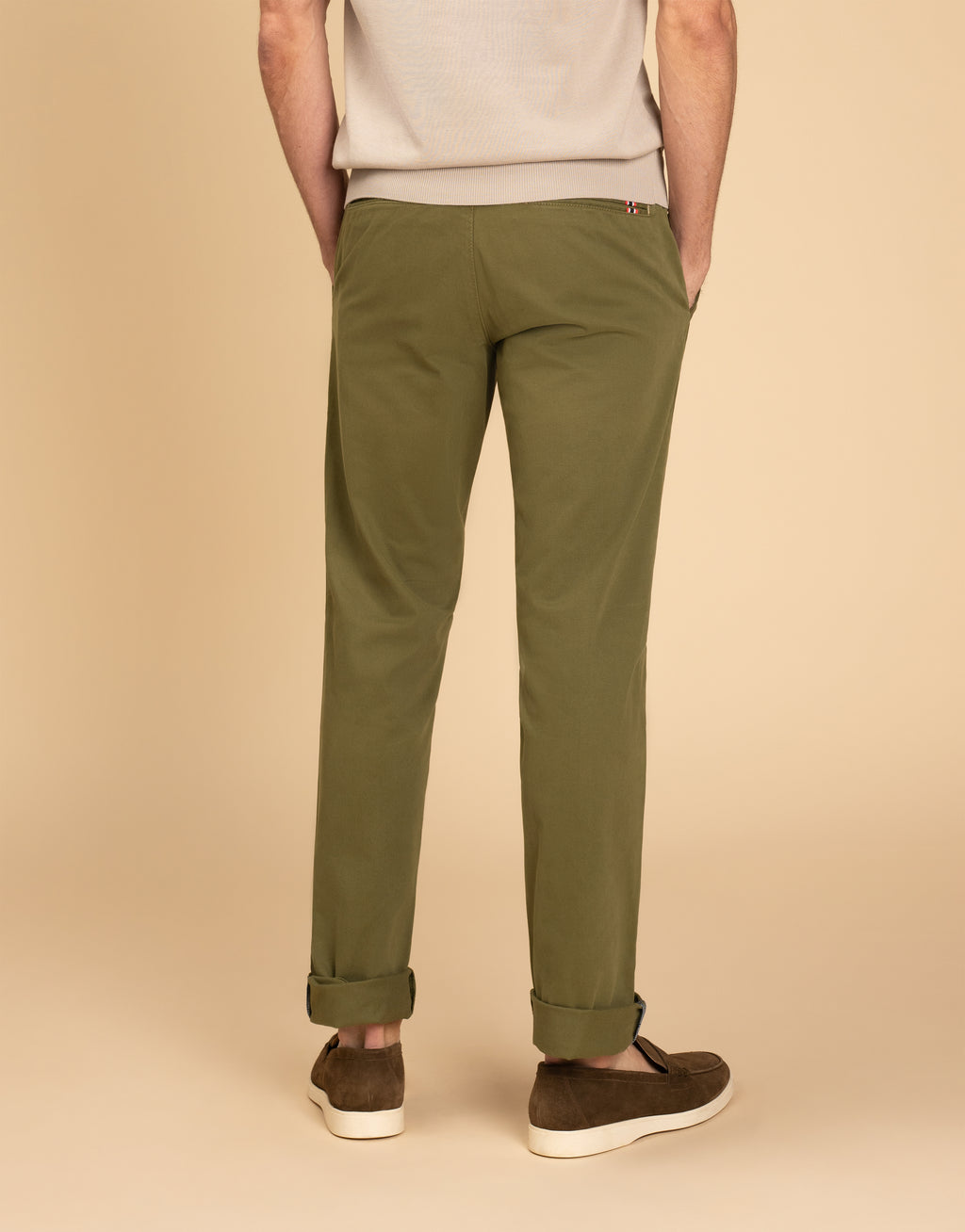 Tyler Green Textured Chinos